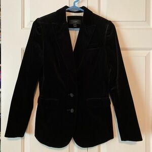 Velvet women’s blazer with inside pocket